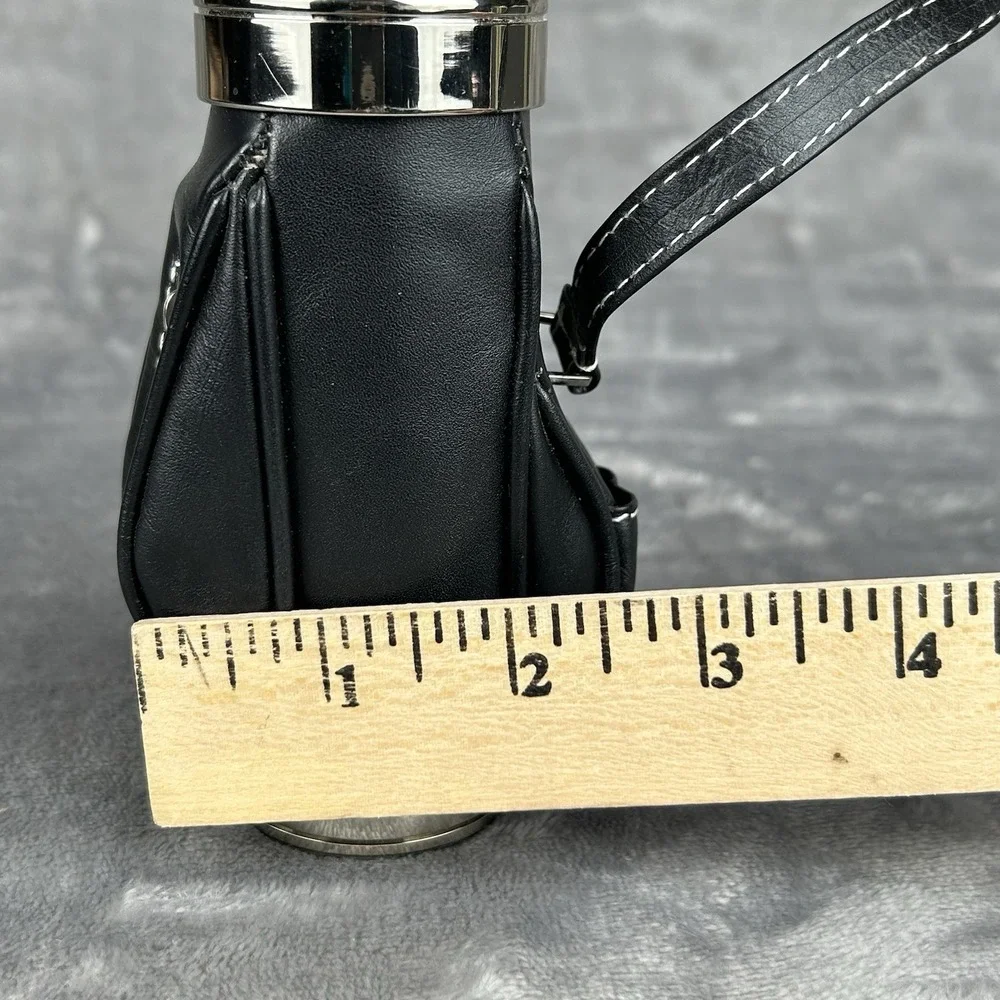 Things Remembered Leather Golf Bag Pen/Pencil Holder Desk Office Decor Engraved